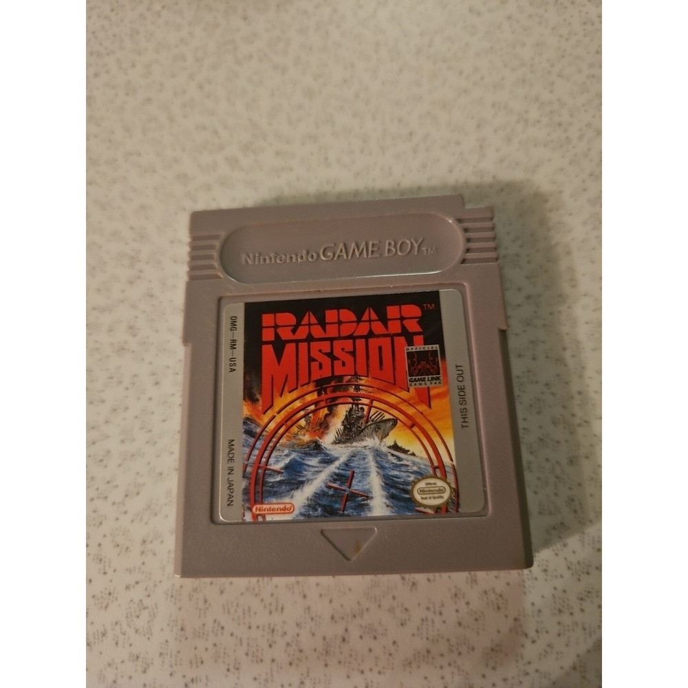 Radar Mission (Nintendo Game Boy GB 1990) AUTHENTIC TESTED & WORKS